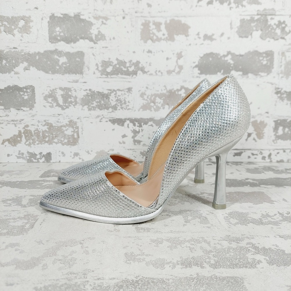 NEW MIA Ciana Pointed Toe Rhinestone Pump Heels A919